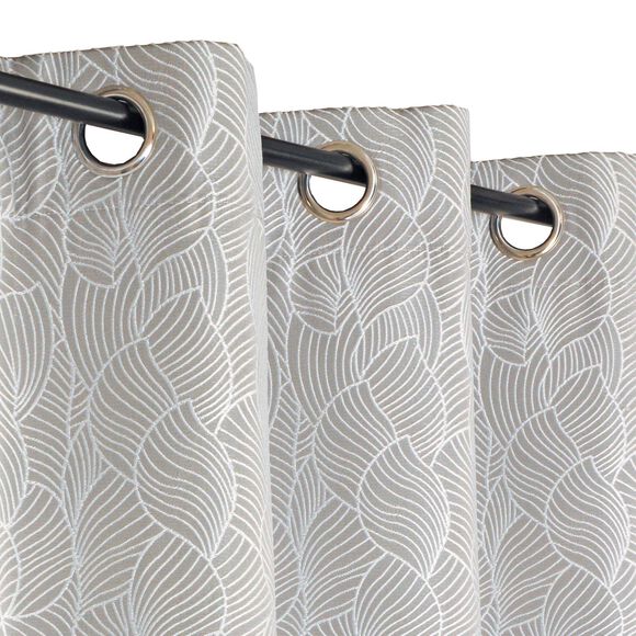 Rideau thermique imprimé fantaisie (gris) Rideau thermique imprimé fantaisie (gris)